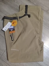 Mens Khaki Color Work Pants/outdoor Winter Pants Size 2xl Warming Material New