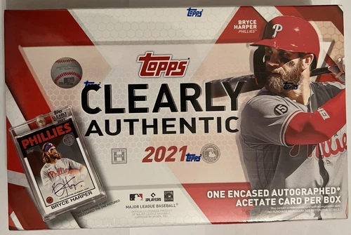 2021 Topps Clearly Authentic Baseball Box - Hobby