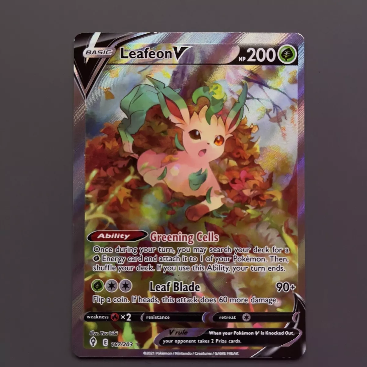 Leafeon-V (167/203), Busca de Cards