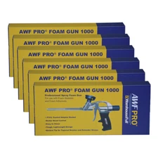AWF PRO Spray Foam Gun, PTFE Non Stick Coated Adapter Basket, 6 Pack