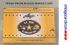2012 Leaf US Army All-American Bowl Football HOBBY Sealed Box 12 AUTO Look4 Luck