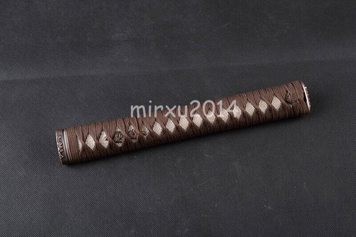 HANDLE Tsuka Real Rayskin 26cm For Japanese Katana Samurai Swords+Free Pegs - Afbeelding 1 van 4