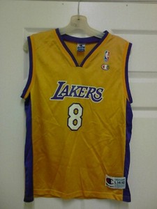 Kobe Bryant Champion #8 Vintage Jersey Youth Size Large 14 - 16 | eBay Kobe Bryant Champion #8 Vintage Jersey Youth Size Large 14 - 16 | eBay