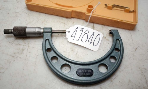 Mitutoyo 3-4" Outside Micrometer No. 103-218 (Inv.43840)