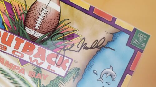 Outback Bowl 1998 Poster Georgia Bulldogs vs Wisconsin Badgers VTG SEC vs BIG10 - Picture 4 of 8