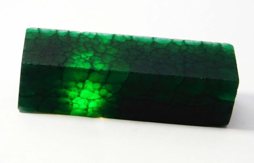 357.00 CT Colombian Green Emerald Natural Rough Huge Loose Gemstone - Picture 4 of 5