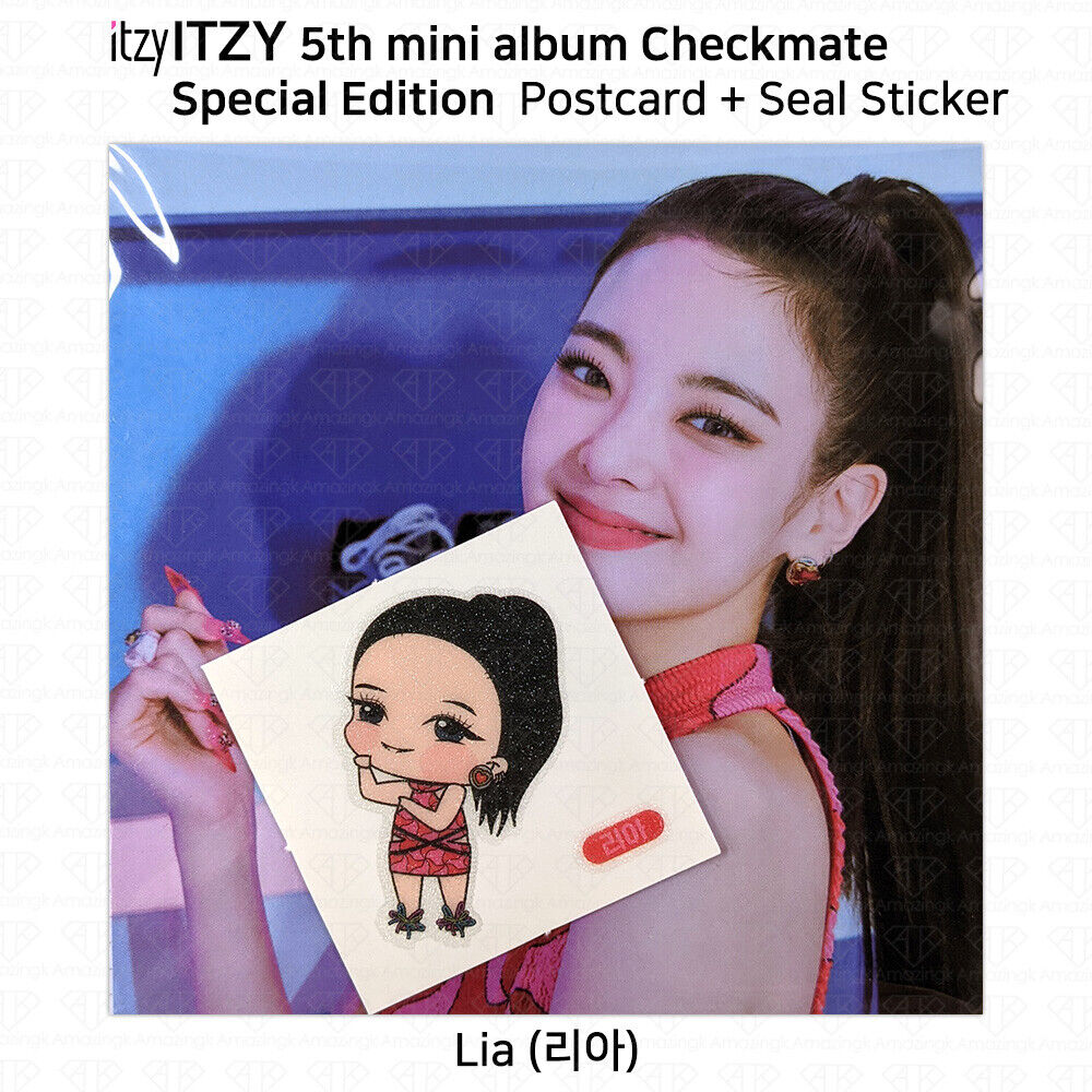 Kpop ITZY Mini Álbum para Fãs, Coleção Checkmate Cartões Postais