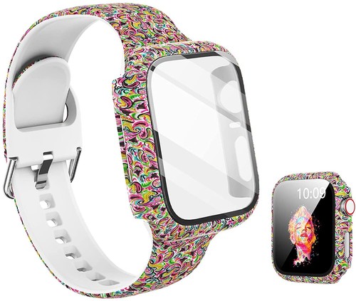 Silicone Watch Band Strap Wristband Case Cover For Apple Watch 8 7 6 5 4 3 21 SE - Picture 18 of 24