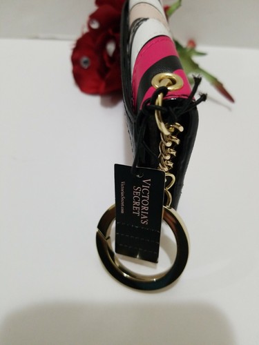 VICTORIA'S SECRET MULT COLOR ID CARD CASE HOLDER KEY CHAIN -NWT - Picture 3 of 9