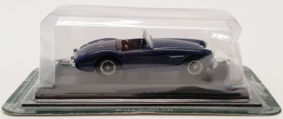 Coche modelo Altaya escala 1/43 AL51020A - Austin Healey 100 - azul oscuro Foto 4 de 4