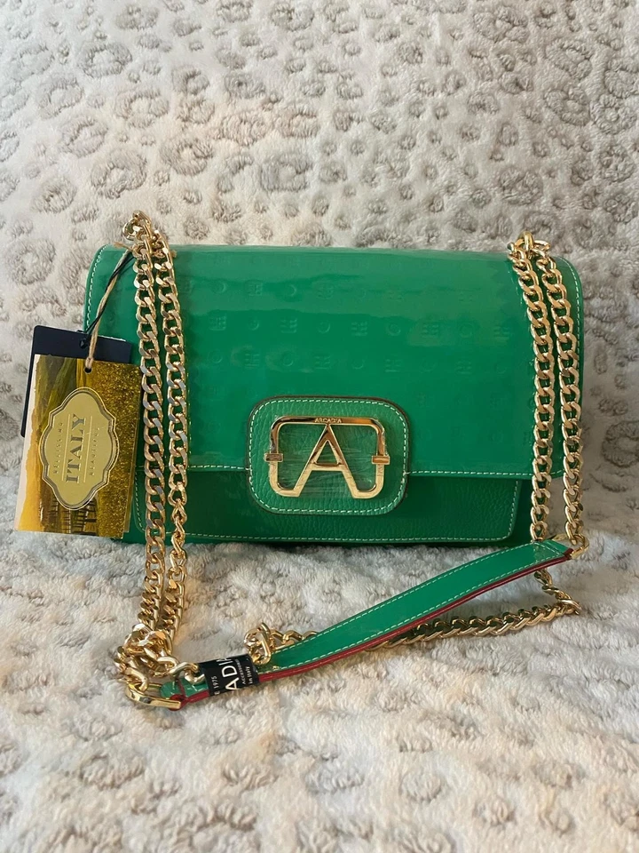 Bolso de Hombro Arcadia Verde Jade - Nuevo con etiquetas