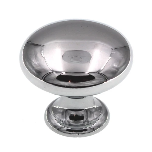 Top Knobs Somerset Mushroom 1 1/4" Round Cabinet Knob Polished Chrome M280 - Picture 1 of 3