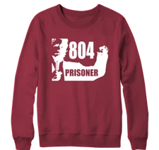 PRISONER 804 SWEATSHIRT PTI LEADER IMRAN KHAN SUPPORTER RELEASE PROTEST PAKISTAN
