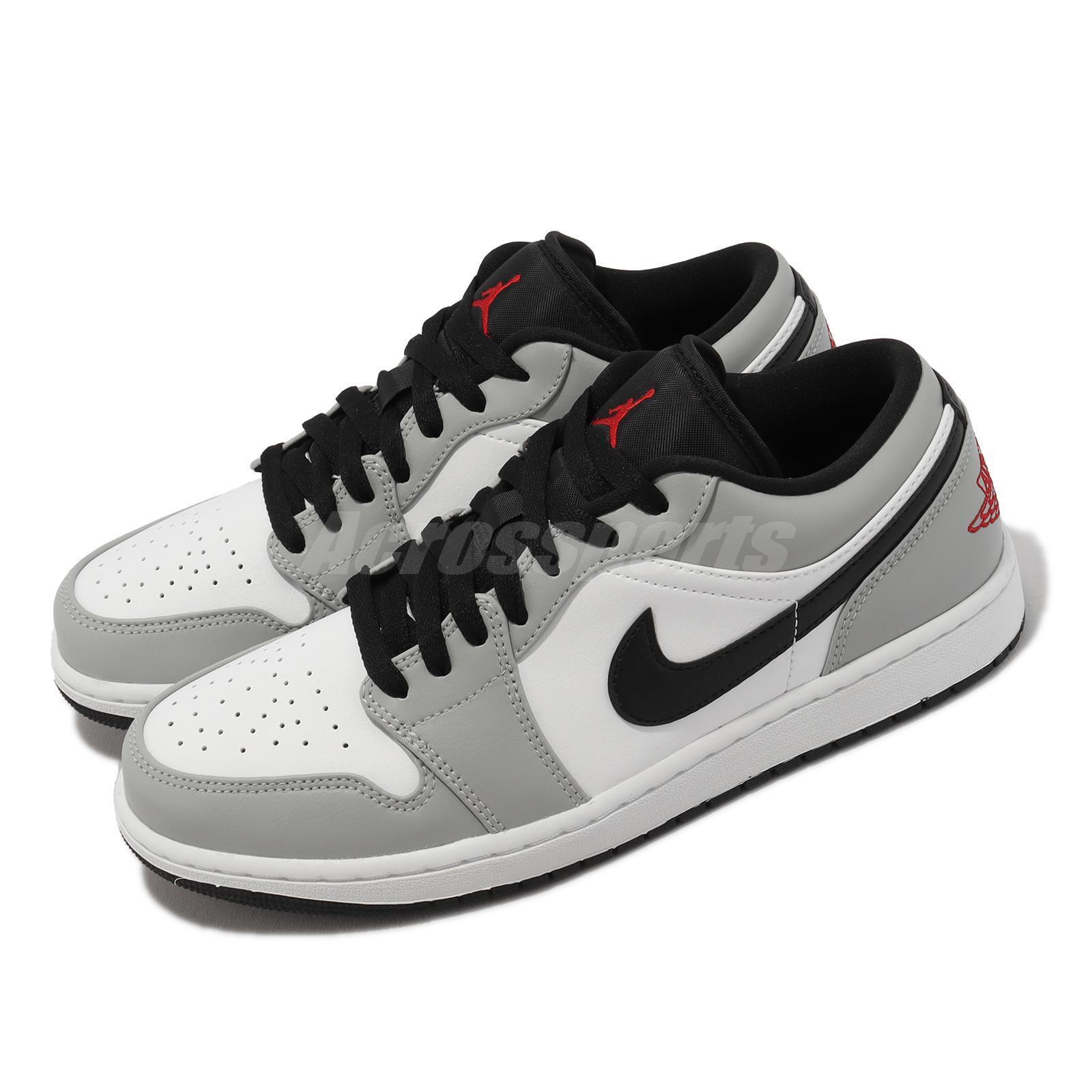 Nike Air Jordan 1 Low Light Smoke Grey Men AJ1 Casual Lifestyle Shoes  553558-030