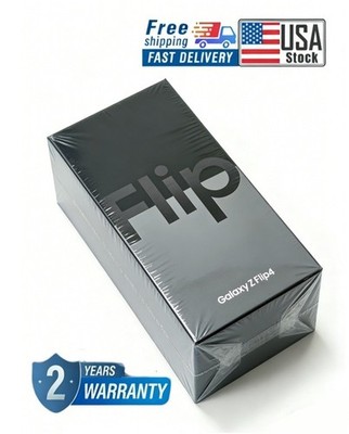 Brand New Sealed Samsung Galaxy Z Flip 4 256GB F7210 Factory Unlocked Smartphone
