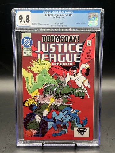 Justice League of America #69 (DC Comics December 1992) CGC Graded 9.8 Top Pop