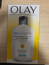 Olay Complete Lightweight Face Lotion Sunscreen SPF 15 Sensitive 6 oz