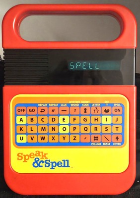 Kahootz Speak & Spell Retro Electronic 09624 Learning Game WORKS FREE SHIP 