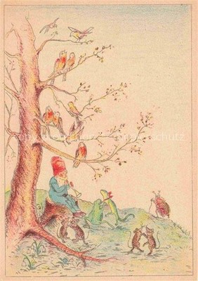 Dwarfs Dwarfs Nains-- Bird Mouse Frog Tree