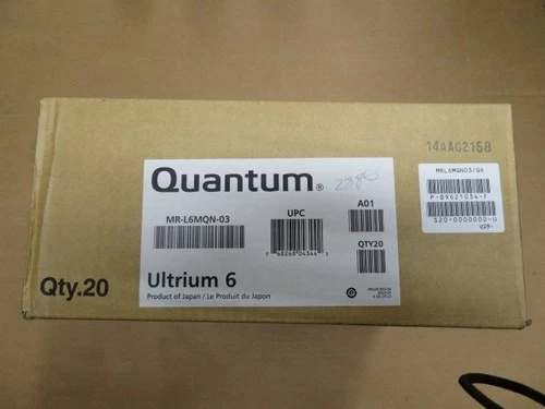Quantum LTO-6 Ultrium Tape Cartridge 20 PACK, Storage Data MR-L6MQN-03