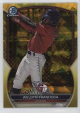 2023 Bowman Chrome Draft Sapphire Edition Yellow 45/75 Welbyn Francisca 1k9t