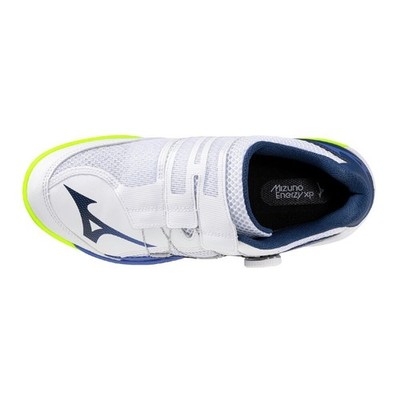 MIZUNO Wave Medal Wrap Boa 81GA2672 01 White Blue Width 2E Table