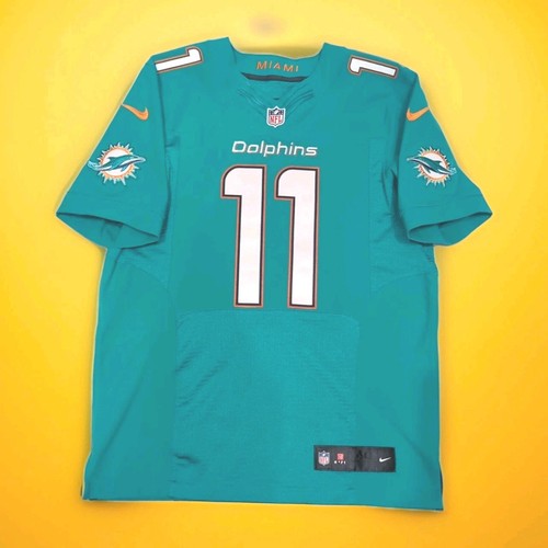 Nike Elite Miami Dolphins Devante Parker Authentic NFL Football Jersey 40 Medium - Picture 2 of 10