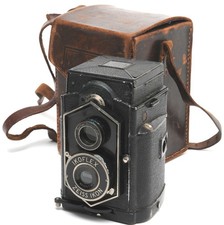  Zeiss Ikon Ikoflex Coffee Can 850/16 TLR 6x6 w. Novar 6.3/8cm NOTTESTED w. cas