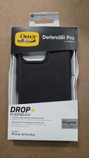 OtterBox Defender Pro Series iPhone 16 Pro Max Black MagSafe Case Open Box