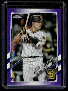 2021 Topps Chrome Update #USC12 Ha-Seong Kim Purple Refractor RC
