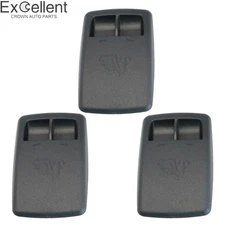 3* Child Seats Tether Anchor Cover Black Left Right Center For Dodge Chrysler US