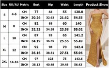 Womens Glitter Sequins Backless Split Party Bodycon Dress Long Maxi Slip Dresses