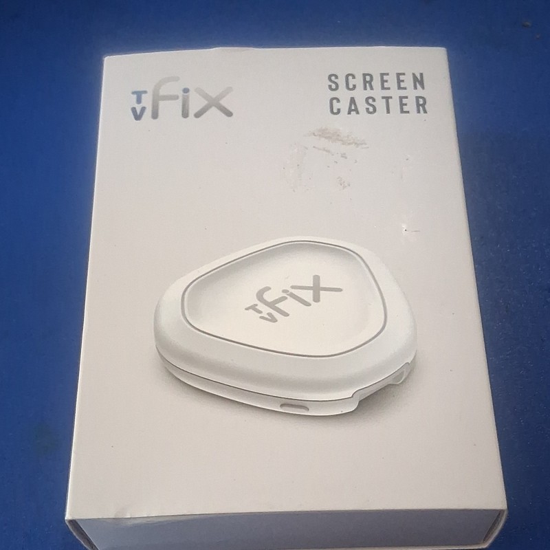 TVFix Screen Caster 1080p HD Wi‑Fi HDMI Android Streamer 4GB White