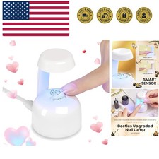Beetles Mini Uv Light for Gel Nails Flash Curing Innovative with Smart Sensor...