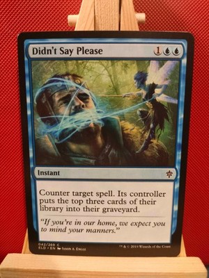 Didn't Say Please - Throne of Eldraine - NM - Common - MTG