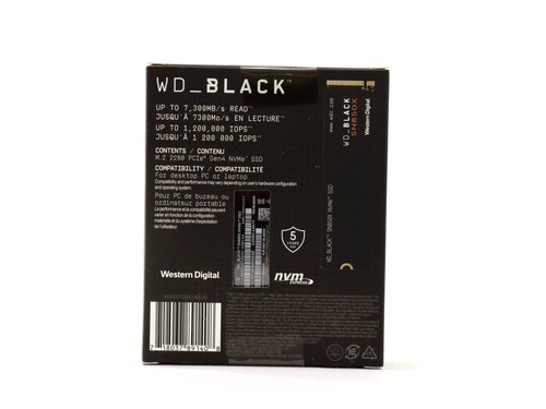 Western Digital WD Black SN850X NVMe SSD 2TB Gen4 Game Drive M.2 2280 PCIe - Afbeelding 2 van 4