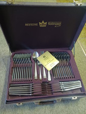 Besteckkoffer SBS Solingen 70tlg. 23/24 Karat teilvergoldet NEU!