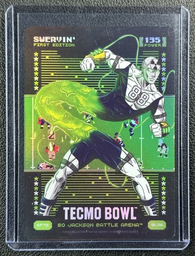 MICHAEL IRVIN SWERVIN 2026 BO JACKSON BATTLE ARENA TECMO BOWL #BF70 1ST EDITION