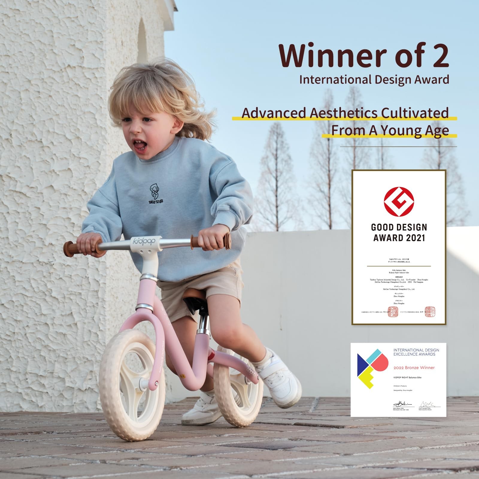 Right Toddler Balance Bike for 1-4 Years 10" Puncture-Proof Tires Lightweight... thumbnail 5