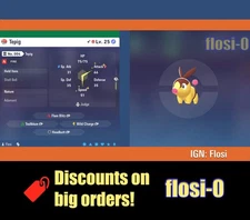 6IV Shiny Tepig Pokemon Legends ZA (Legends Z-A)