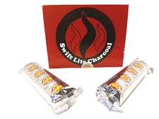 Swift Lite Charcoal Large 40MM  10 Tablets - 100 Tablets (1 Box)  To Choose From