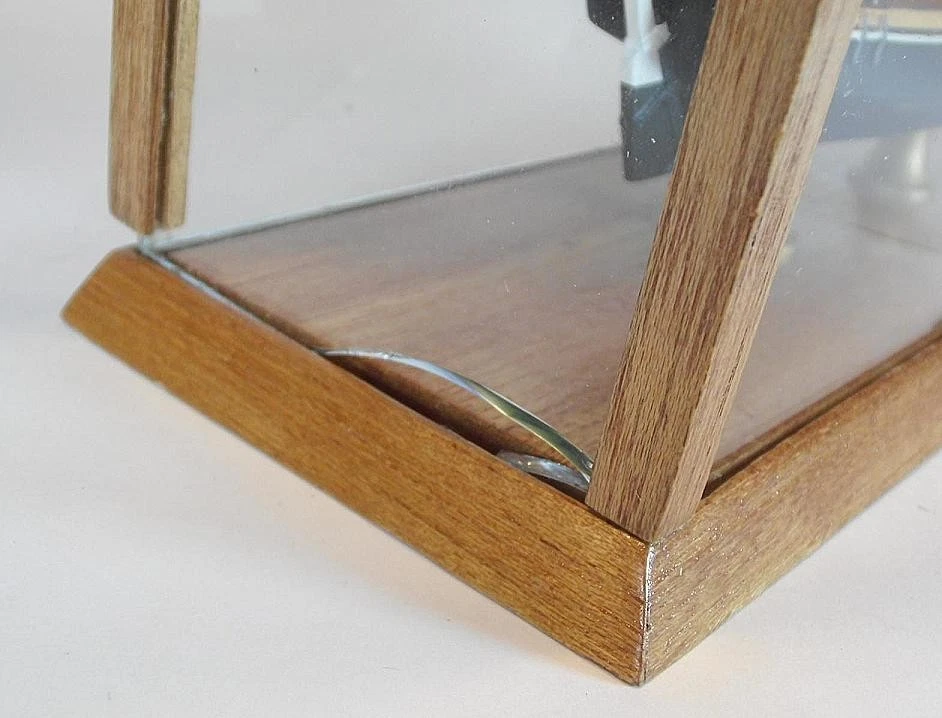 1/160 Segelschiff Zweimastiger Besan-Ewer Maria Vitrine 21cm Schiff 15cm OVP#515 - Bild 3 von 4