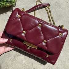 Mini Tracolla Ted Baker GLITTERS In Cristalli - Colore Lilla - Nuova Con Etichette - Foto 4