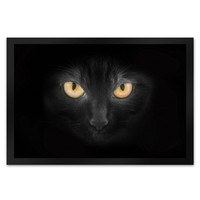 Katze Mit Gelben Augen FußMatte XL Mit Motiv FußMatte Fussmatte FußAbtreter