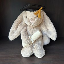 Jellycat Bashful Bunny Graduation Outfit Brand New With Tags  Dust Bag 31cm