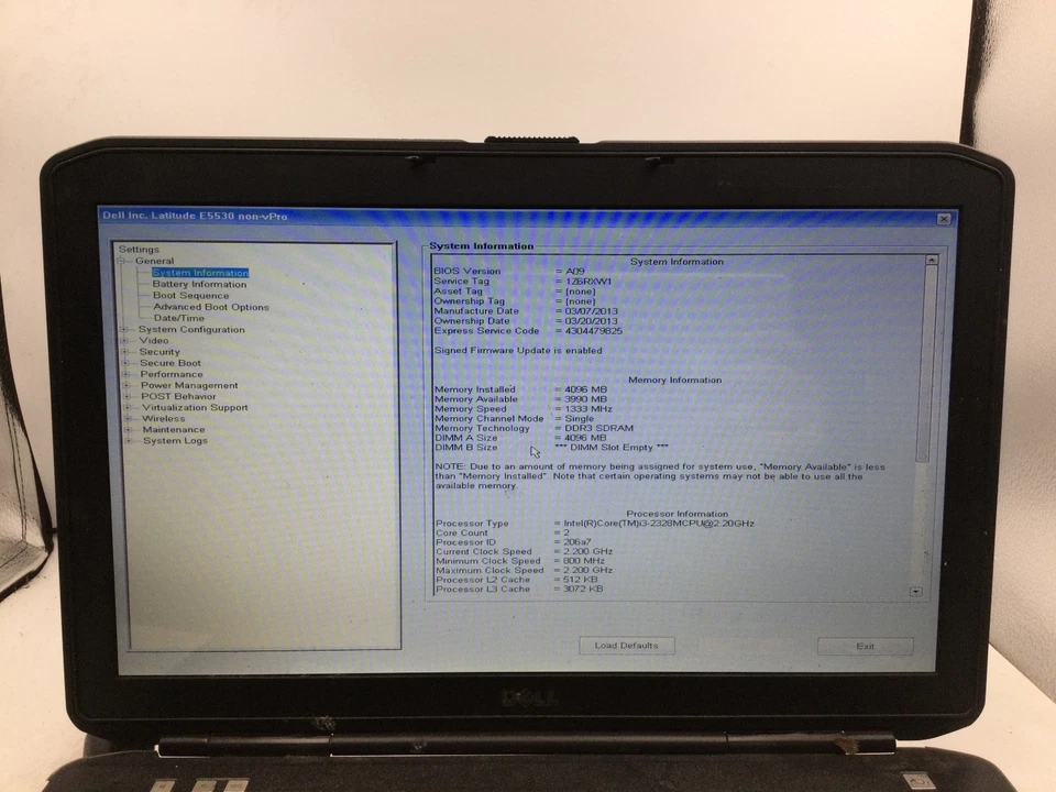 DELL LATITUDE E5530 - BOOTS TO BIOS - LOT OF 2 - INTEL I5 - 4GB RAM - 15" - BB - Image 2 of 4
