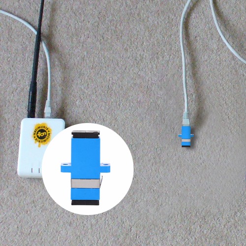 24pcs Fiber Coupler Fiber Optic Cable Connector fiber connectors - 第 5/12 張圖片