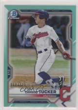 2021 Bowman Chrome Prospects Aqua Refractor 68/125 Carson Tucker #BCP-77 0o6v