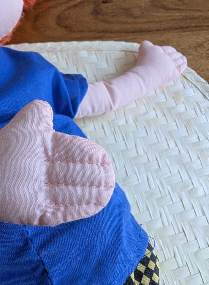 🌈Tolle Vintage Rarität Stoff-Puppe Pippi Langstrumpf H&M Top🌈 - Bild 4 von 4