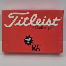 Titleist DT 90 12 Golf Balls NEW OPEN BOX